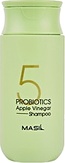 Masil 5 Probiotics Шампунь отшелушивающий с пробиотиками для укрепления и эластичности волос 150 мл.
