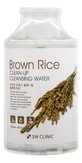 3W Clinic Brown Rice Clean-Up Cleancing Water Вода очищающая для снятия  макияжа с экстратом риса 500 мл.