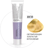 Estel Professional De Luxe Sensation Безаммиачная краска для волос 10/33 светлый блондин золотистый интенсивный, 60 мл