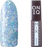ONIQ Гель-лак для ногтей плотный MIX: Sparkling Blue OGP-095s