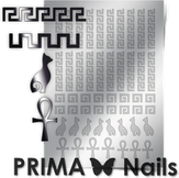 Prima Nails Металлизированные наклейки OR-002, Серебро