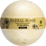 Fabrik Cosmetology Шарик бурлящий для ванны HERBAL BOMB Ромашка 120 гр