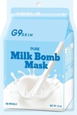 G9 Skin Milk Bomb Mask Pure Тканевая маска для лица с молочной эссенцией