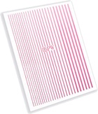 BPW Style Гибкая силиконовая лента для дизайна ногтей, розовый