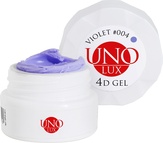 UNO LUX Гель цветной 4D, 004 фиолетовый, 5 гр.