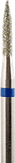 Владмива Фреза алмазная пламя, D1,6 мм. синяя, средняя зернистость 806.243.524.016