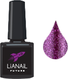 Lianail Гель-лак с эффектом жидкой фольги "Purple Flash", 10 мл.
