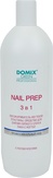 Domix Nail Prep 3 в 1  Обезжириватель ногтевой пластины, средство для снятия липкого слоя и лака для ногтей 1000 мл