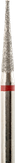 Владмива Фреза алмазная игла, D2,1 мм. красная, мягкая зернистость 806.166.514.021