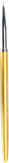 Irisk Кисть для прорисовки ультратонкий ворс №1 (01 Золотая ручка)