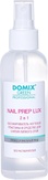Domix Nail Prep Lux 2 в 1 Обезжириватель ногтевой пластины и средство для снятия липкого слоя 150 мл