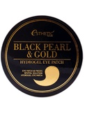 Esthetic House Black Pearl&Gold Hydrogel EyePatch Гидрогелевые патчи для глаз черный жемчуг/золото, 60 шт
