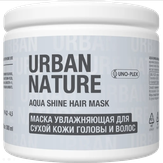 Urban Nature Aqua Shine Маска увлажняющая для сухой кожи головы и волос 300 мл