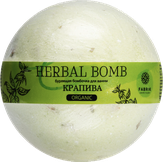 Fabrik Cosmetology Шарик бурлящий для ванны HERBAL BOMB Крапива 120 гр