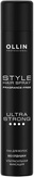 Ollin STYLE Лак для волос без отдушки ультрасильной фиксации, 400 мл.