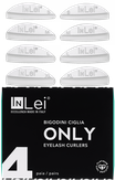 InLei “Only” Набор силиконовых бигудей для завивки натуральных ресниц (S,M,L,XL)