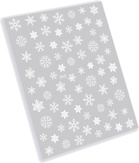 BPW Style Наклейки для ногтей Белые снежинки 910