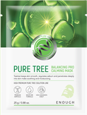 Enough Тканевая маска успокаивающая с экстрактом чайного дерева Premium Pure Tree Balancing Pro Calming mask