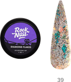 RockNail Гель-краска Diamond Flakes 39 Make Me Rich 5 гр