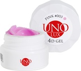 UNO LUX Гель цветной 4D, 003 розовый, 5 гр.