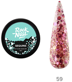 RockNail Гель-краски Sequins 59 Atomic Lollipop 5 гр