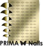 Prima Nails Металлизированные наклейки CL-011, Золото