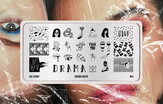 Go! Stamp Пластина для стемпинга 4 Drama queen