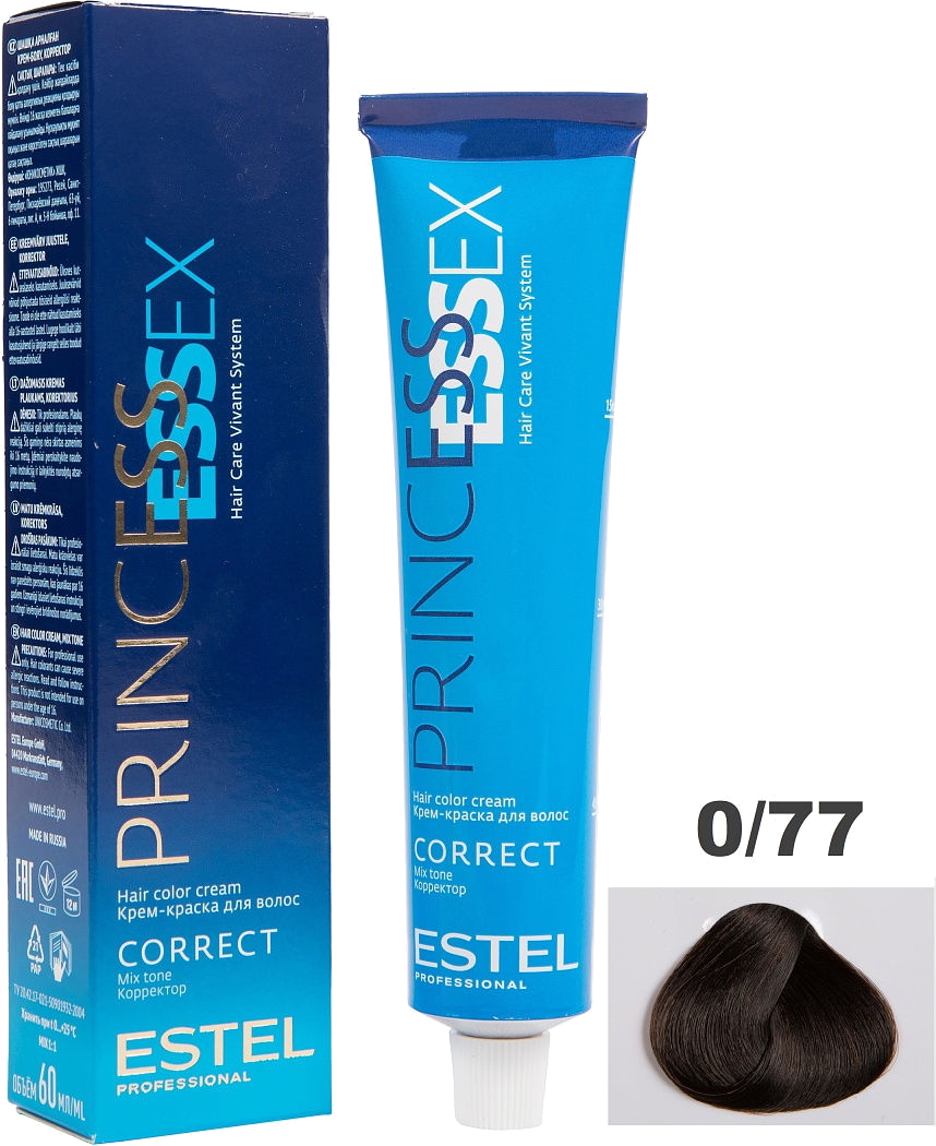 Эстель Крем-краска для волос Princess Essex, 60 мл (Estel, Princess Essex)