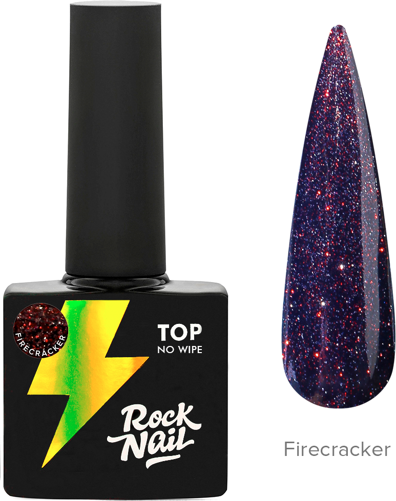 Купить RockNail Топ светоотражающий Firecracker 10 мл в интернет ...