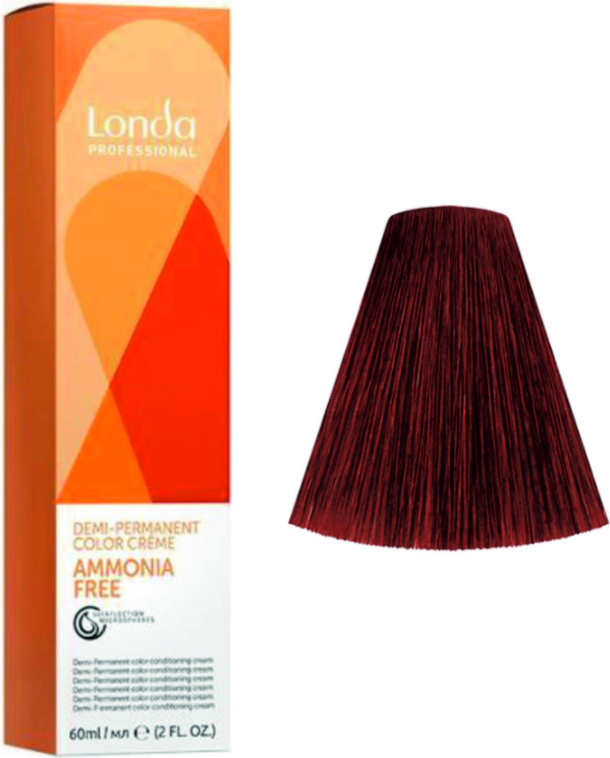 Купить Londa Ammonia Free Интенсивное тонирование 5/57 светлый шатен красно- коричневый, 60 мл. в интернет магазине Modelon